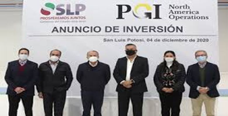 PGI factory in SLP will be a 540million investment in the state. 